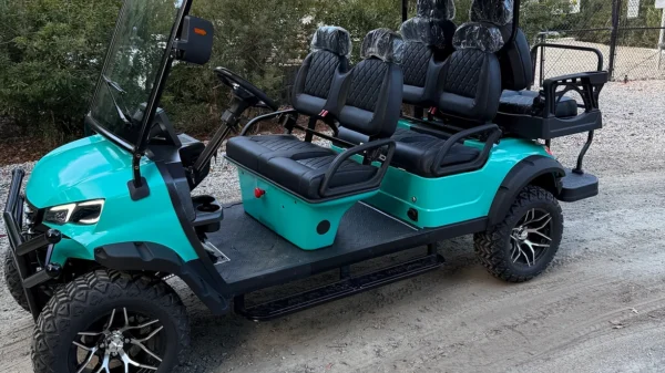 vortex street legal golf cart left view